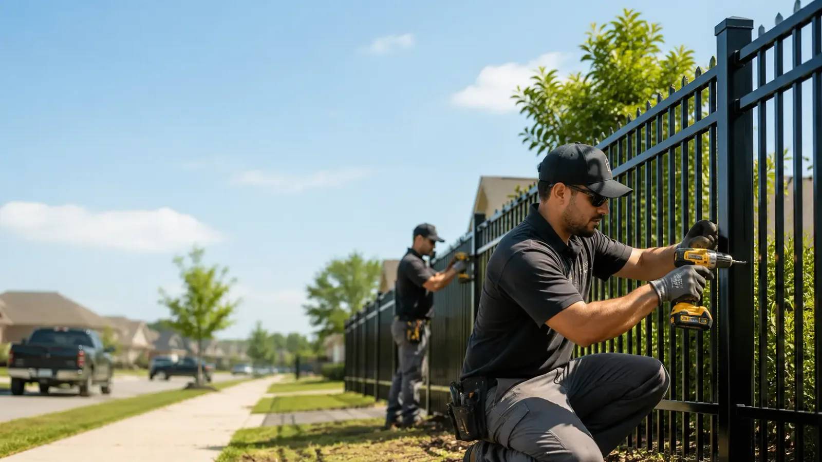 Metal Fence Installation in Benton, TN